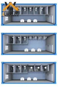 تصميمات كرفان حمامات