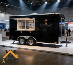 تصميم عربة طعام متنقلة